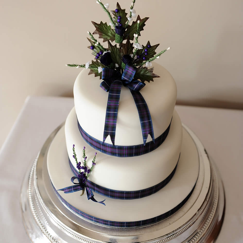 Scotland Wedding Cakes
 2 Tier Scottish Wedding Cake