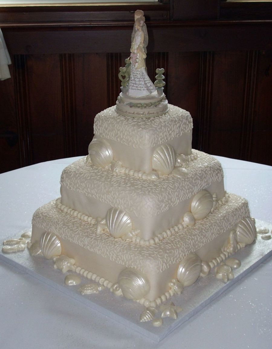 Seashell Wedding Cakes
 Seashell Wedding Cake CakeCentral