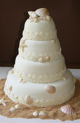 Seashell Wedding Cakes
 Seashell Wedding Cake