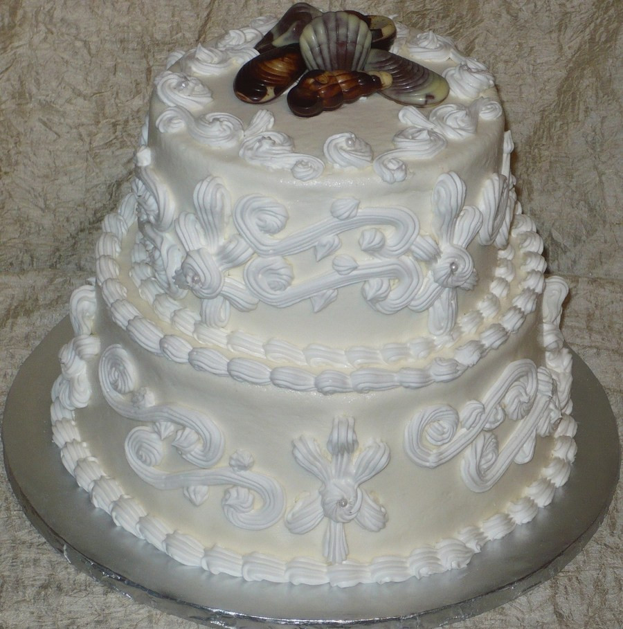 Seashells Wedding Cakes
 Seashell Wedding Cake CakeCentral