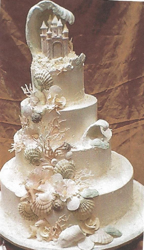 Seashells Wedding Cakes
 Pin Seashell Wedding Is An Elegant And Romantic