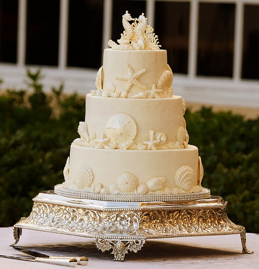 Seashells Wedding Cakes the Best Seashell Wedding Cakes