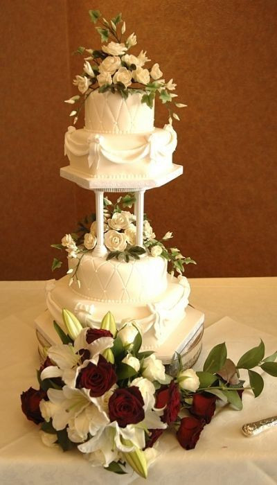 Separate Tier Wedding Cakes
 129 best wedding cakes in separate tiers images on