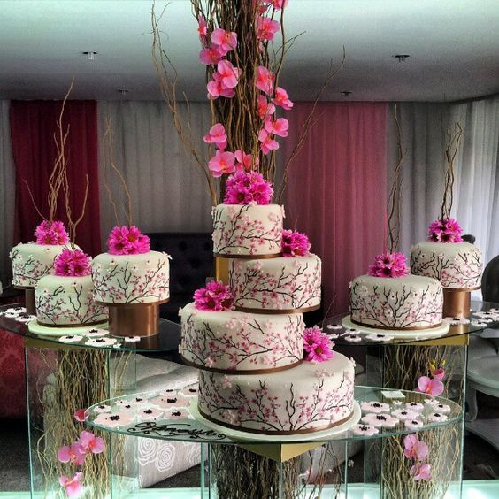 Seperate Tier Wedding Cakes
 Nigerian Wedding 25 Stunning Separate Tier Wedding cakes