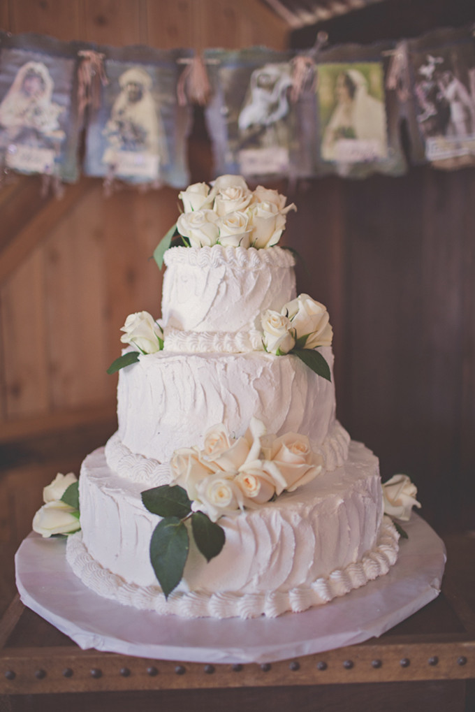 Shabby Chic Wedding Cakes
 Shabby Chic Purple Wedding