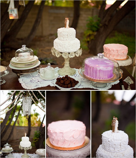 Shabby Chic Wedding Cakes
 Shabby Chic Wedding Inspiration