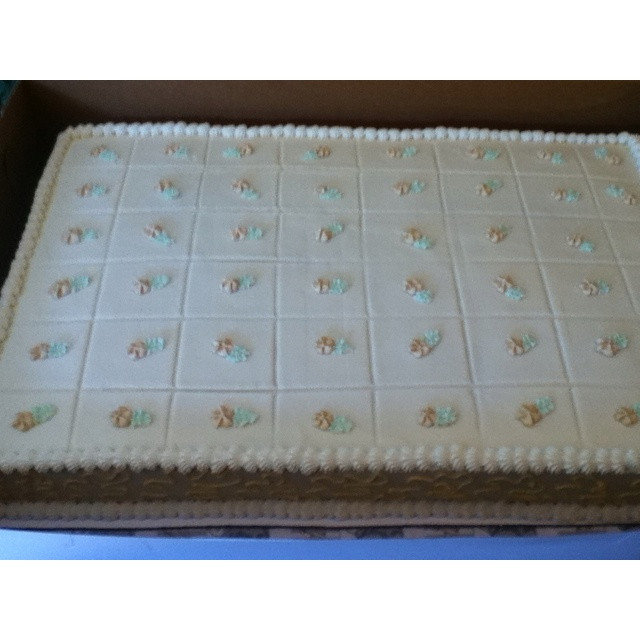 Sheet Cake Wedding
 Wedding sheet cake less fancy & really all I would want
