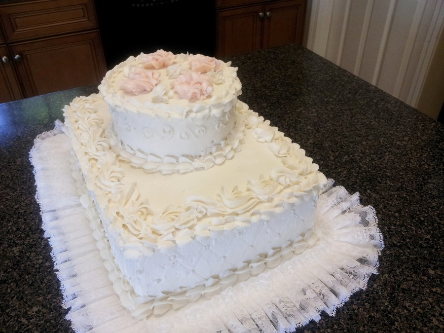 Sheet Cakes For Wedding
 Wedding Sheet Cake CakeCentral