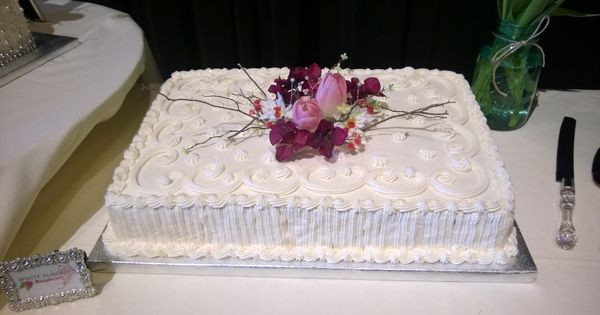 Sheet Cakes For Wedding
 wedding sheet cake Wedding Cakes Pinterest