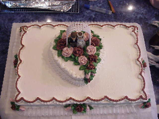 Sheet Wedding Cakes
 Connies CakeBox Wedding Sheet Cakes