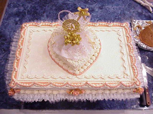 Sheet Wedding Cakes
 Connies CakeBox Wedding Sheet Cakes