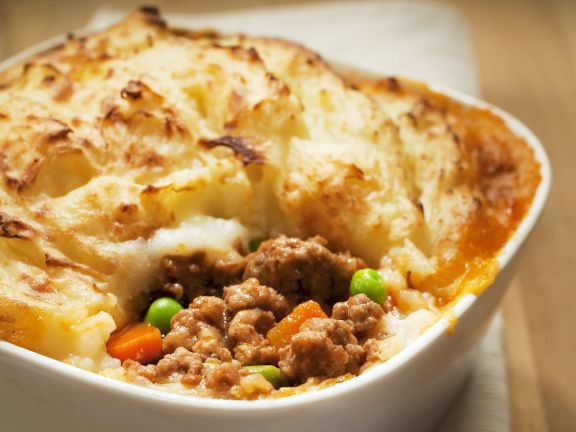 Shepherd'S Pie Healthy
 Hackfleischauflauf mit Kartoffelhaube Shepherd s Pie