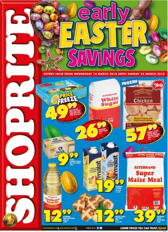 Shoprite Free Ham Easter 2019
 Northern Cape Free State Shoprite Early Easter Deals 14