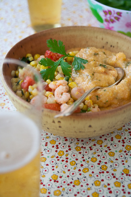 Shrimp And Grits Healthy
 shrimp and corn with cheese grits Healthy Seasonal Recipes