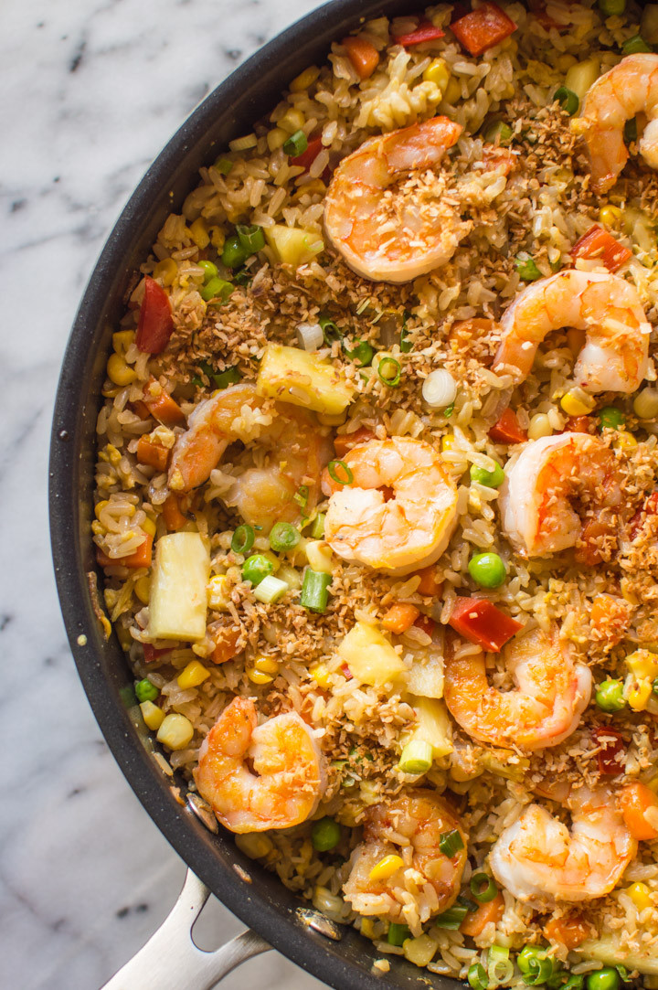 Shrimp Fried Rice Recipe Healthy
 Coconut Pineapple Fried Rice with Shrimp