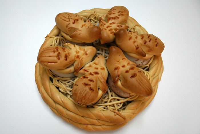 Sicilian Easter Bread
 Palummeddi Traditional Sicilian Easter Egg Bread