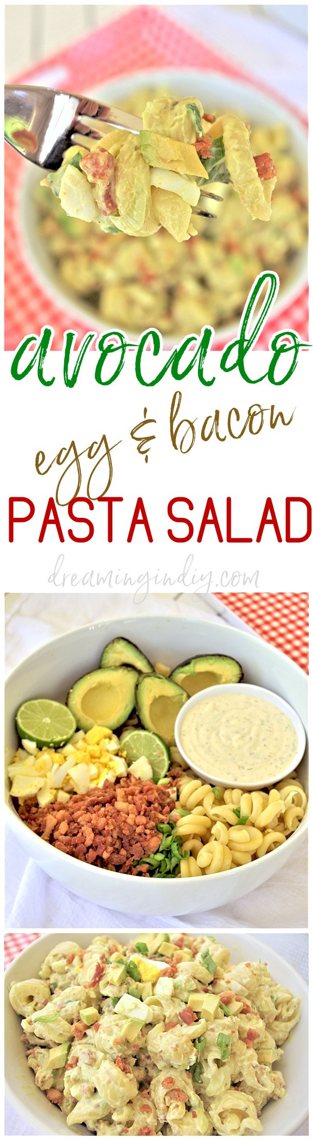 Side Dishes For 4Th Of July Cookout
 Avocado Egg and Bacon Pasta Salad Side Dish – Easy Quick