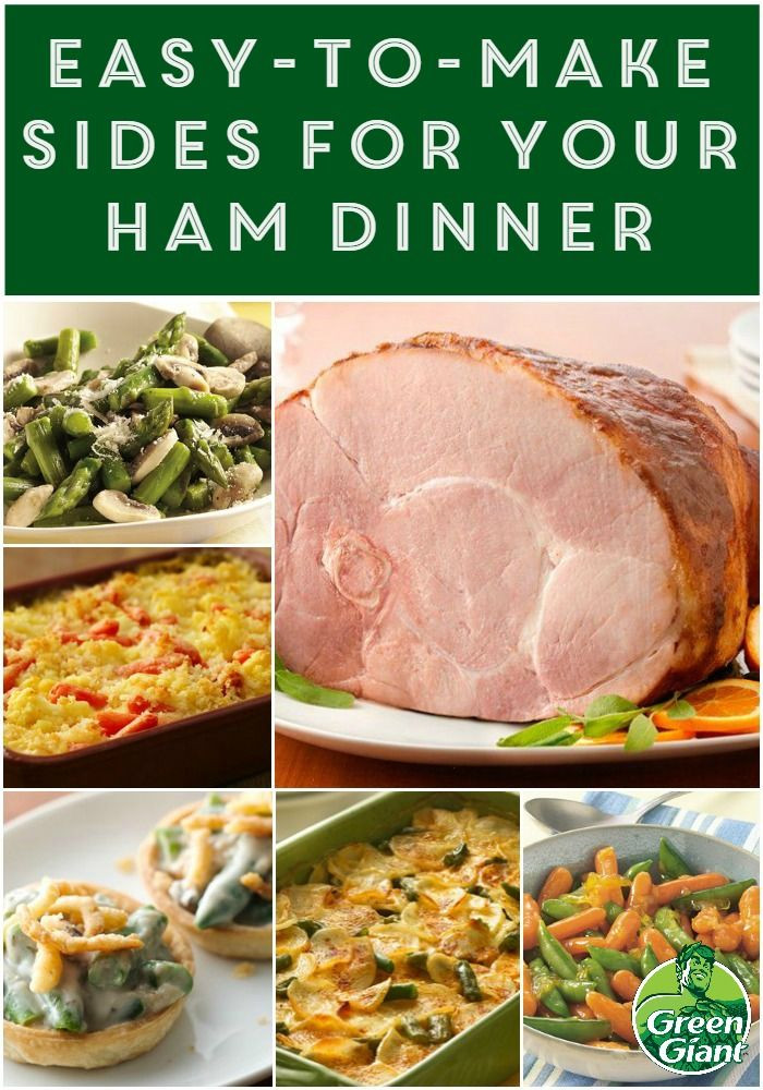 Sides For Easter Ham Dinner
 39 best images about GREEN GIANT RECIPES on Pinterest