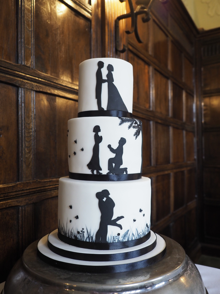 Silhouette Wedding Cakes
 Silhouette Wedding Cake