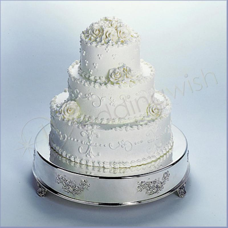 Silver Cake Stands For Wedding Cakes
 Silver Wedding Cake Stand Bling Wedding Cake Stand