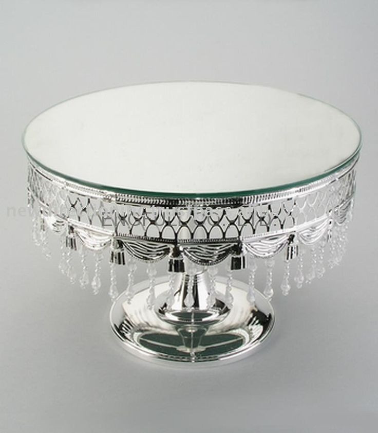 Silver Cake Stands For Wedding Cakes
 Silver Wedding Cake Stand Bling Wedding Cake Stand