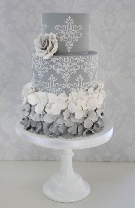Silver Wedding Cakes
 Silver Wedding Cake Wedding Cake Ideas