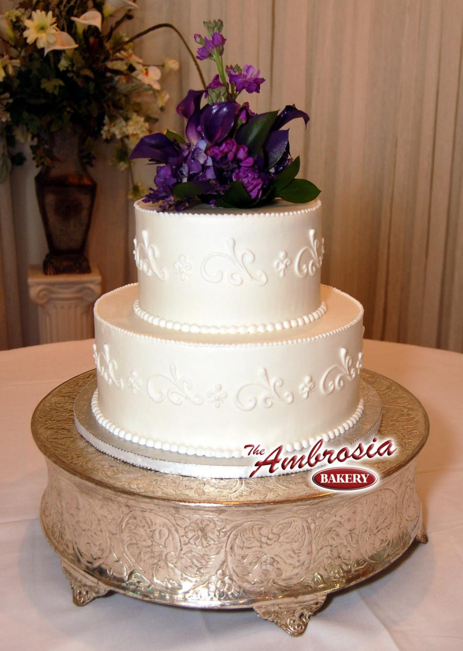 Simple 2 Tier Wedding Cakes
 Simple 2 tier wedding cake designs idea in 2017