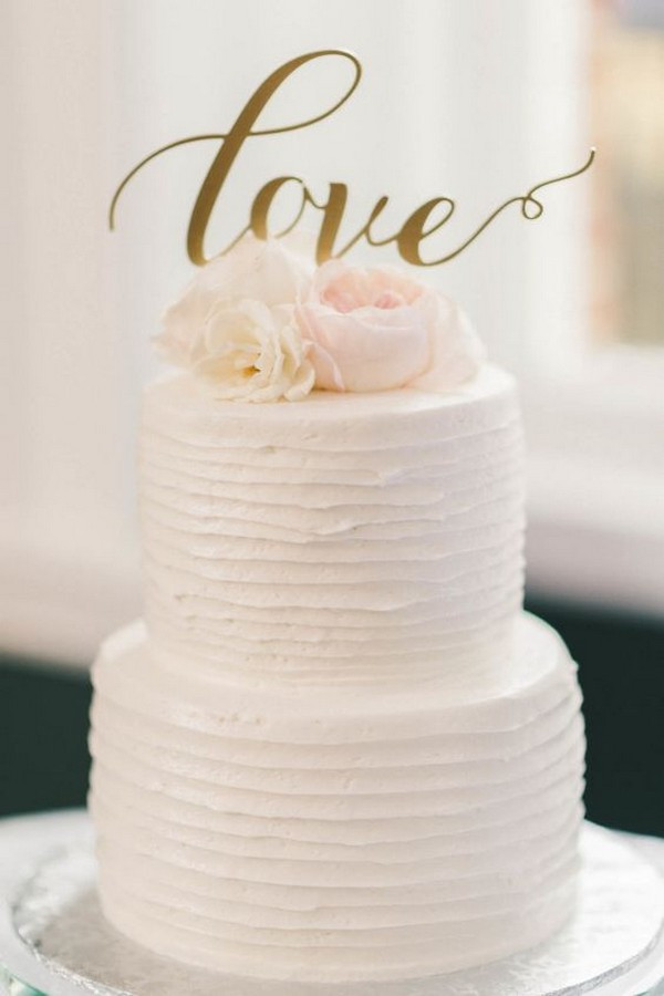 Simple But Elegant Wedding Cakes
 15 Simple but Elegant Wedding Cakes for 2018
