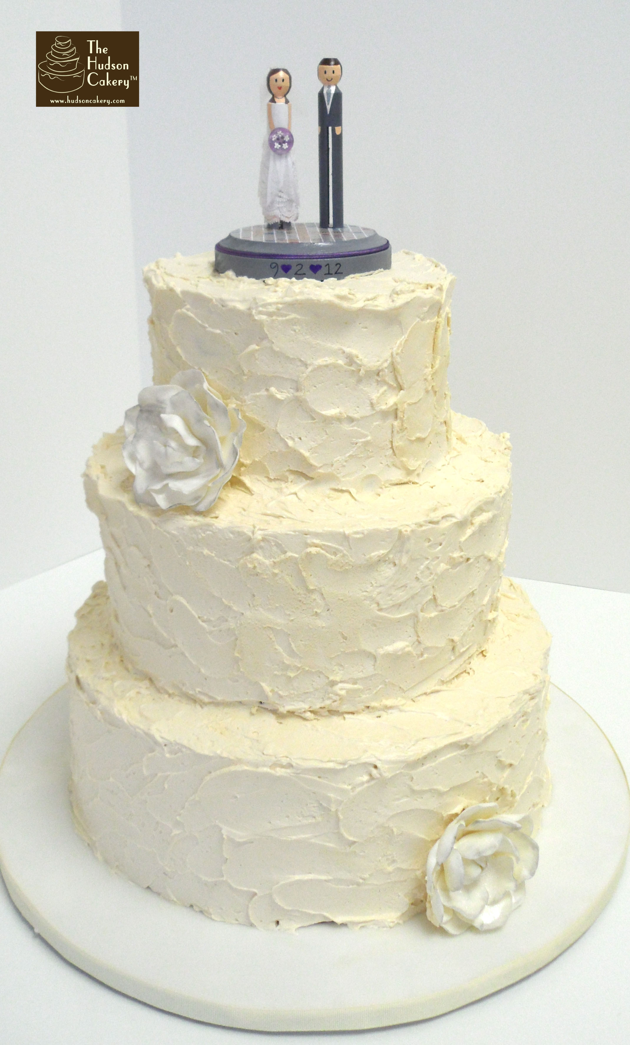 Simple Buttercream Wedding Cakes
 Mod Buttercream Wedding Cake Weddings