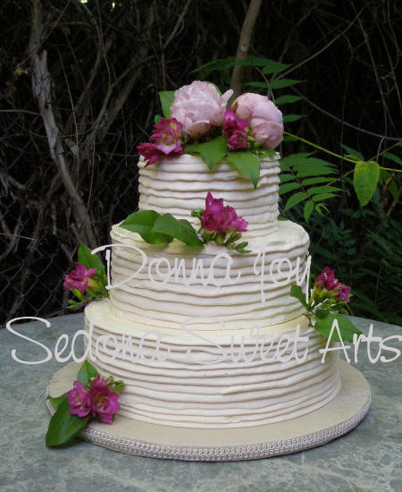 Simple Buttercream Wedding Cakes
 Buttercream Wedding Cakes cake Sedona Sweet Arts