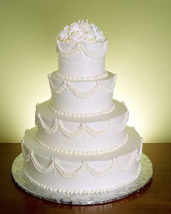 Simple Buttercream Wedding Cakes
 wedding cake flavors and fillings
