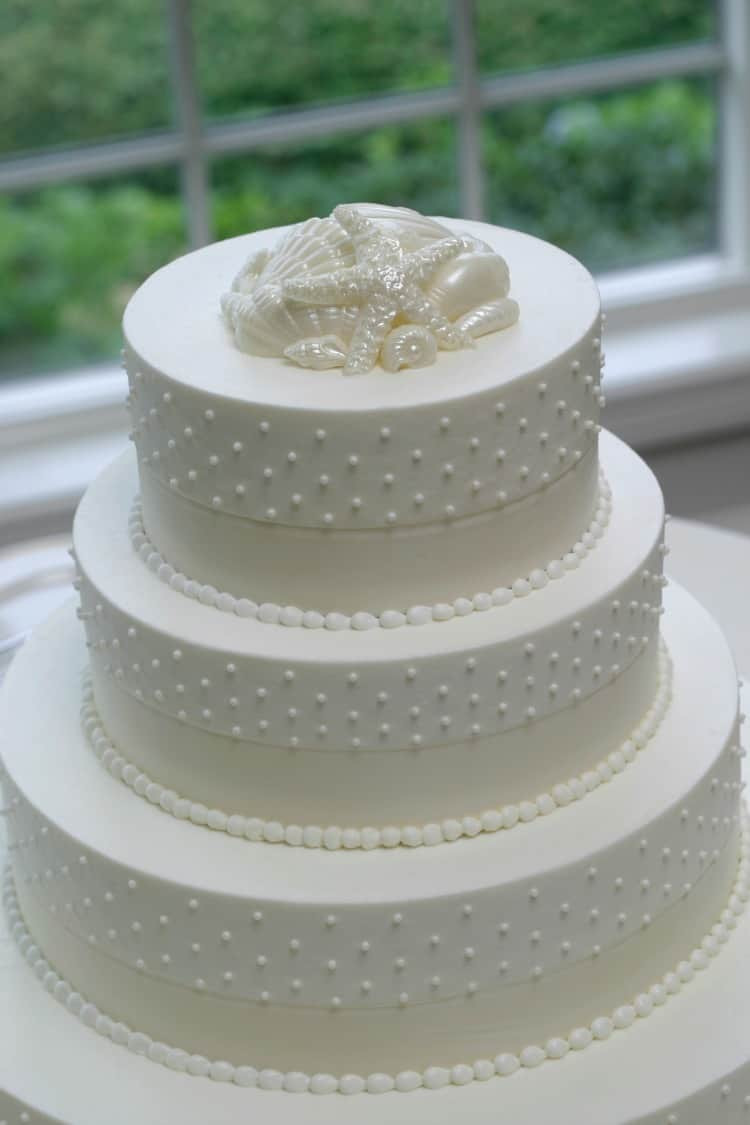 Simple Elegance Wedding Cakes
 Beach Wedding Cake Ideas Destination Wedding Details