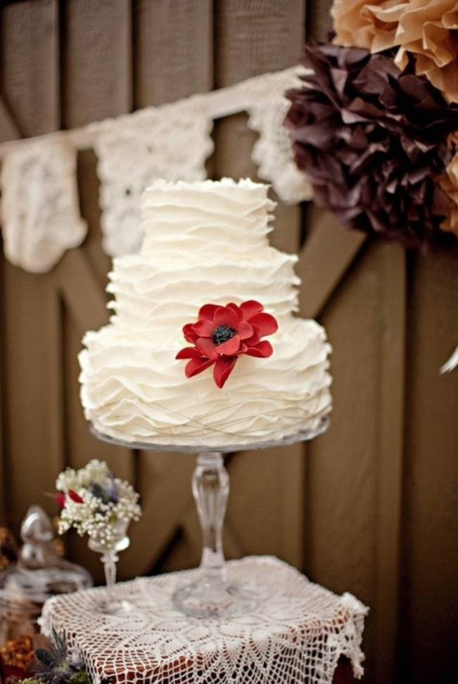 Simple Fall Wedding Cakes
 12 Rustic Autumn Wedding Cakes you’ll Love