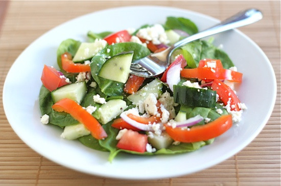 Simple Healthy Salads
 Simple Spinach Salad With Ideas