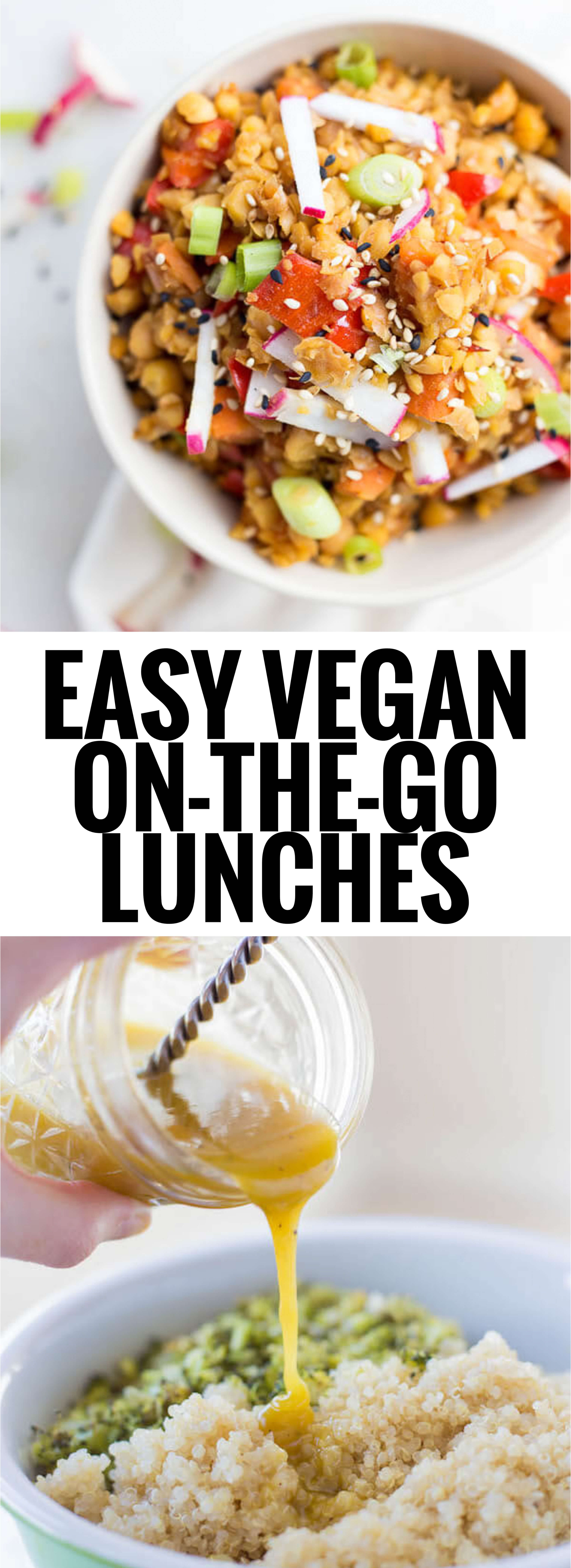 Simple Healthy Vegan Recipes
 Easy Vegan the Go Lunches Fooduzzi