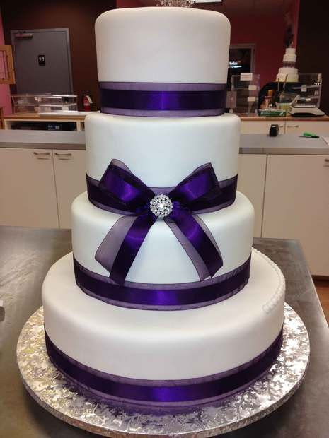 Simple Purple Wedding Cakes
 17 Best images about Wedding Cakes By Slice on Pinterest