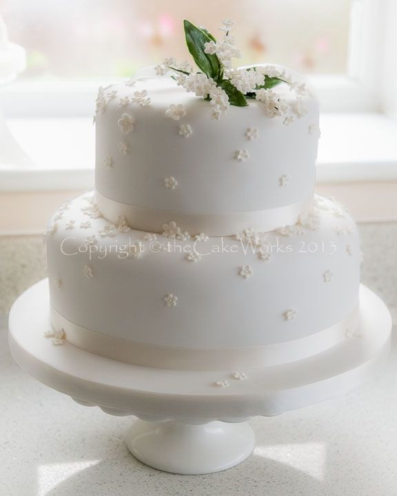 Simple Two Tier Wedding Cakes
 44 best spring cakes images on Pinterest