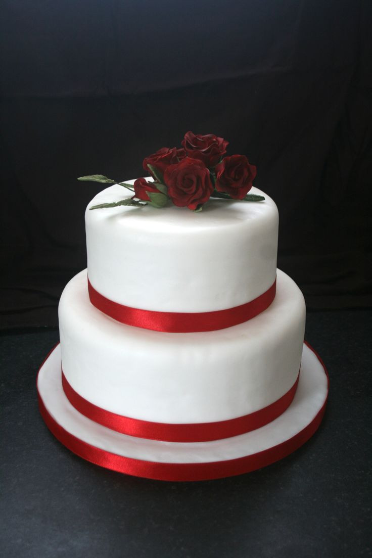 Simple Two Tier Wedding Cakes
 simple 2 tier wedding cake Wedding ideas