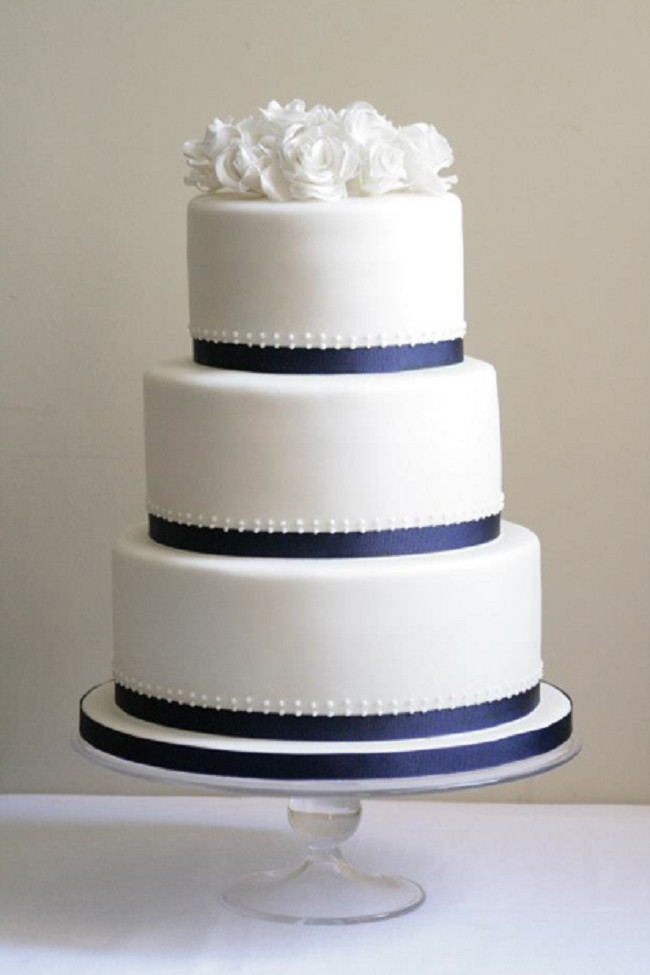 Simple Wedding Cakes Pinterest
 simple elegant wedding cakes New Cake Ideas