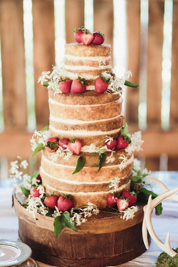 Simple Wedding Cakes Without Fondant
 Rustic Wedding Cakes 15 Chic Inspirations with Unrefined