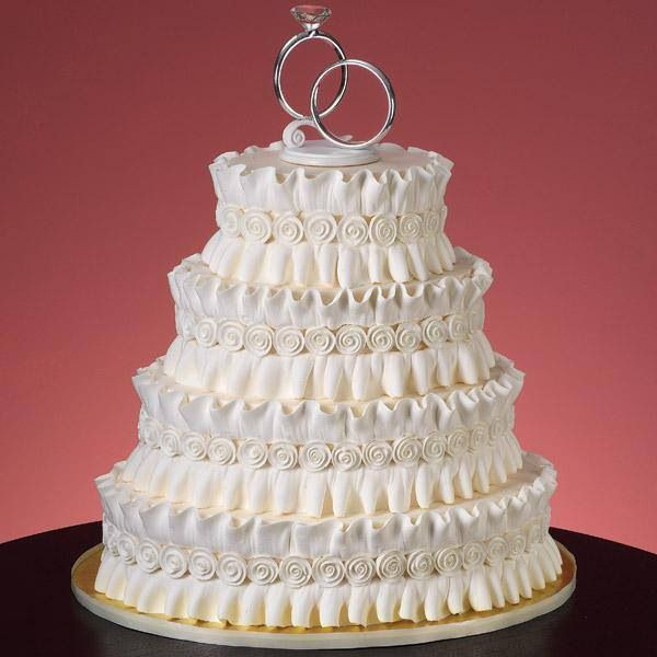 Simple Wedding Cakes Without Fondant
 Wedding cake made without fondant Food Craft