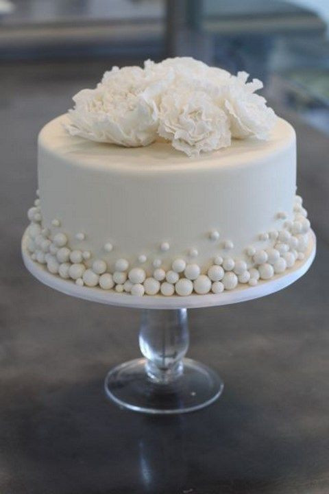 Single Layer Wedding Cakes
 45 Delicious e Tier Wedding Cakes To Get Inspired