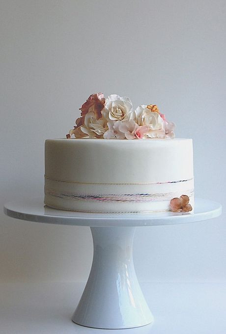 Single Tier Wedding Cakes
 Simple Single Tier White Wedding Cakes Part 2