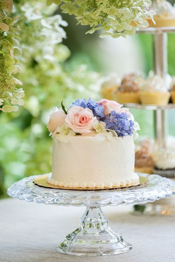 Single Tier Wedding Cakes
 Top 16 Single Tier Flower Wedding Cakes – Cheap & Unique