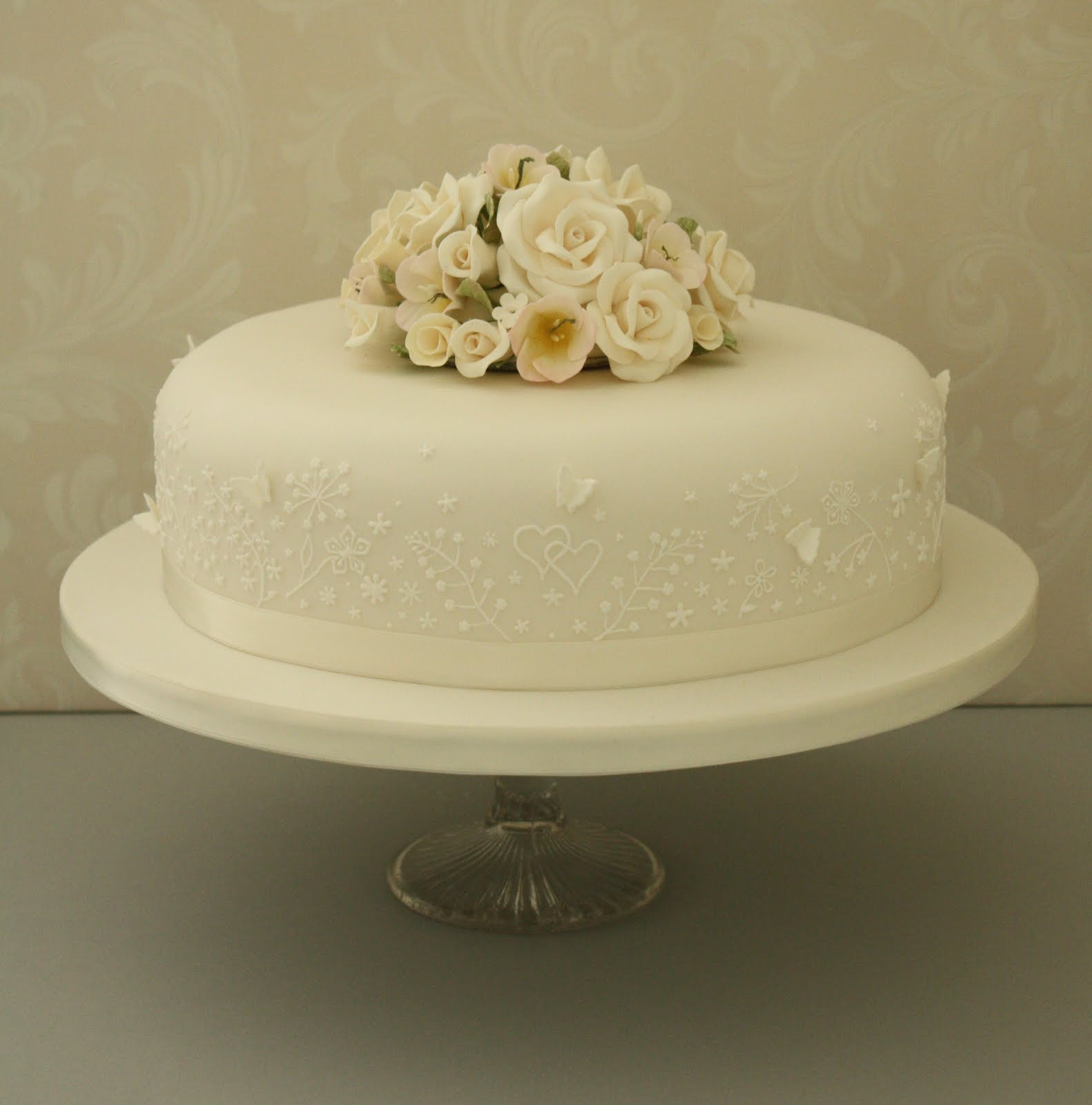 Single Tiered Wedding Cakes
 Tiers & Tiaras May 2011