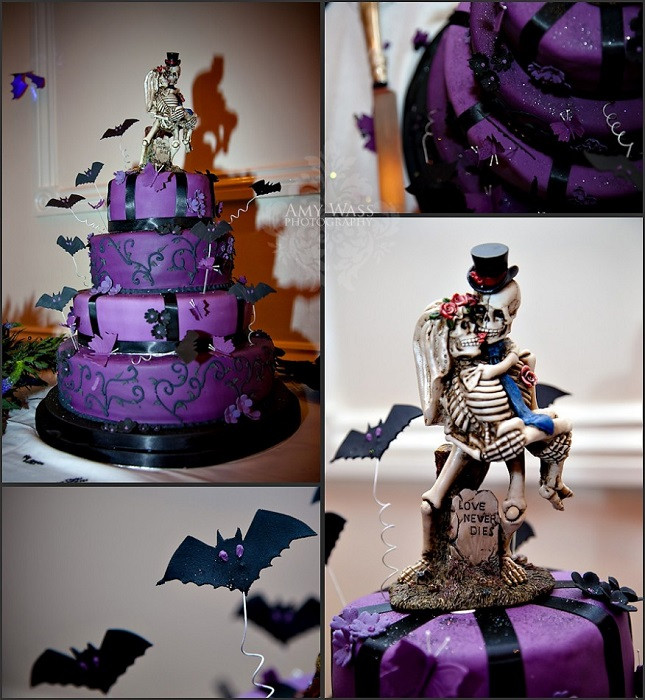 Skeleton Wedding Cakes
 Wedding Trends Halloween and Fall Wedding Themes