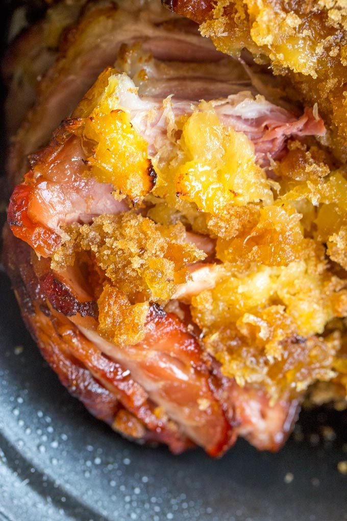 Slow Cooked Easter Ham
 Slow Cooker Brown Sugar Pineapple Ham Dinner then Dessert