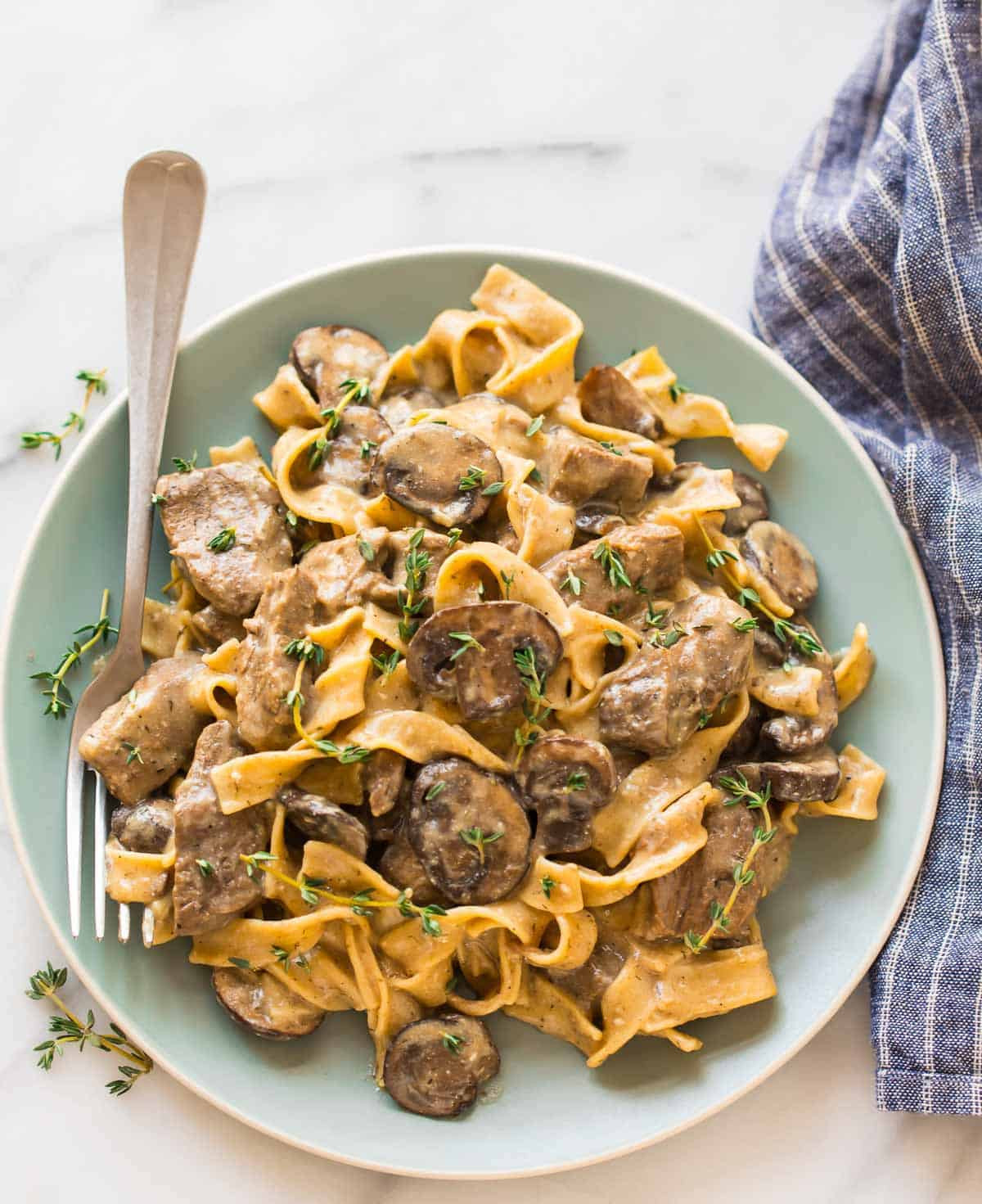 Slow Cooker Beef Stroganoff Healthy
 Slow Cooker Beef Stroganoff from Scratch