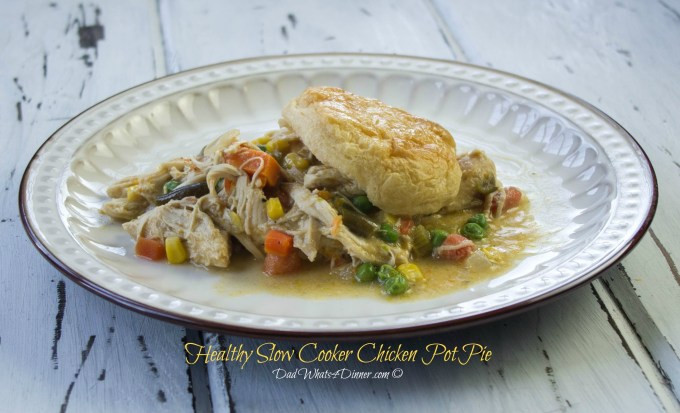 Slow Cooker Chicken Pot Pie Healthy
 Healthy Slow Cooker Chicken Pot Pie