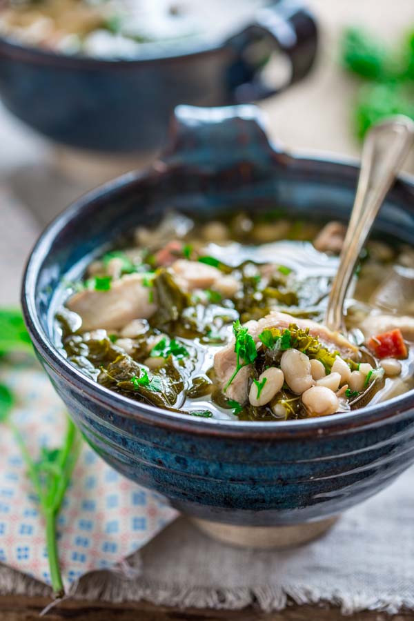 Slow Cooker Chicken Stew Recipes Healthy
 slow cooker white bean stew with chicken and ham Healthy